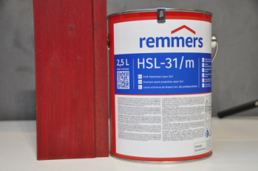 Remmers Profi Lasur HSL 31 Sonderfarbton Schwedenrot 2,5 Ltr.
